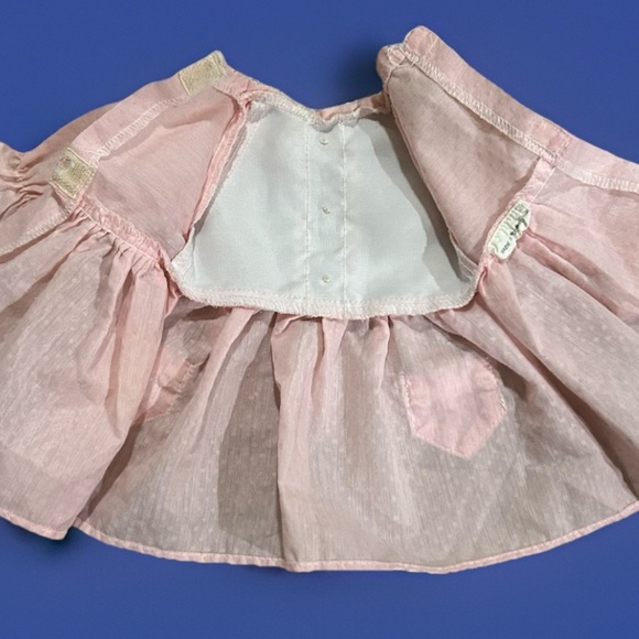 Vtg 1970s Fisher Price “My Friend Mandy” Pink Replacement Dress Fits 16” Doll - Picture 4 of 8